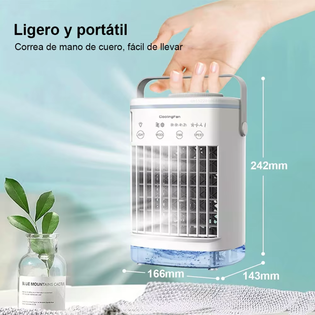 Mini Ventilador Portátil Humidificador
