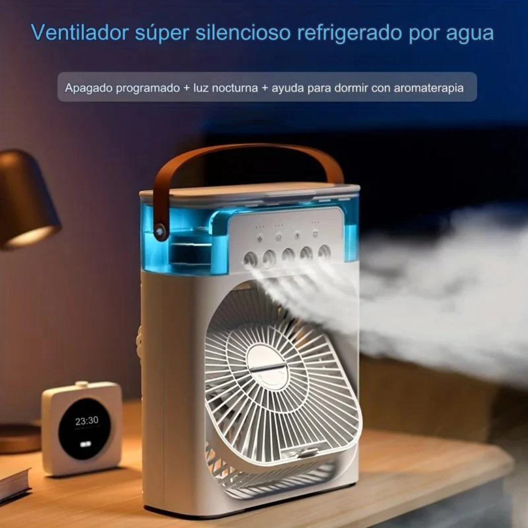 Mini Ventilador Portátil Humidificador