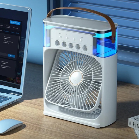 Mini Ventilador Portátil Humidificador